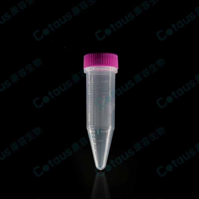 Tub de microcentrifugă de 5 ml cu capac filetat